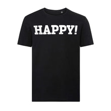Naložite sliko v pregledovalnik galerije, Moška majica HAPPY! iz ekološkega bombaža (več barv)
